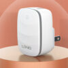 it's a Cell Phone wall charger brand LDINO that have combined charging technology with PD and QC.